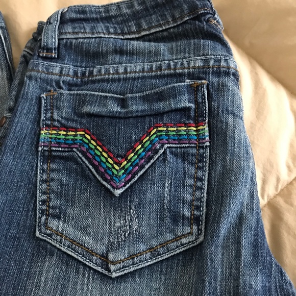 Pinc Girls Distressed Jeans size 14 - Picture 5 of 8